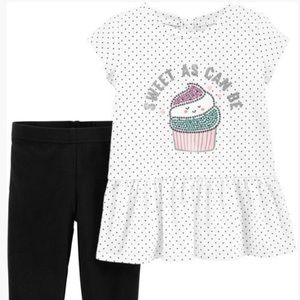 Carter's girls 2 piece set
